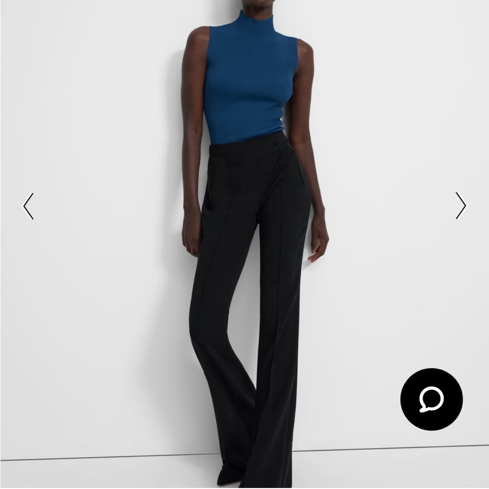 Theory - Demitria Pull-On Crepe Pants (Already Sold)
